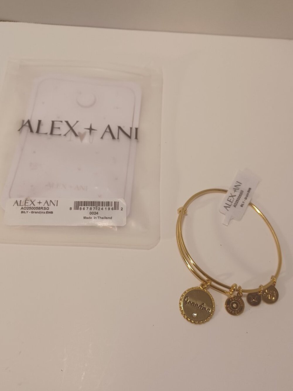 Alex and Ani Goldtone Grandma Bracelet Brand New